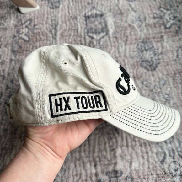 Callaway Golf Beige Grey Baseball Golf Hat HX Tour FT-5 Adjustable Outdoors Golf - Picture 6 of 6